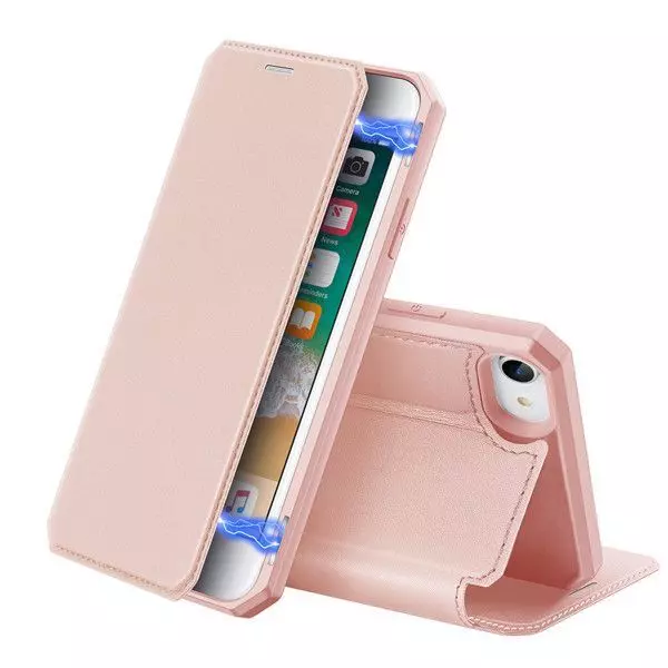 Чохол книжка для iPhone SE 2020 / iPhone SE 2022 Dux Ducis Skin X Pink (Рожевий)
