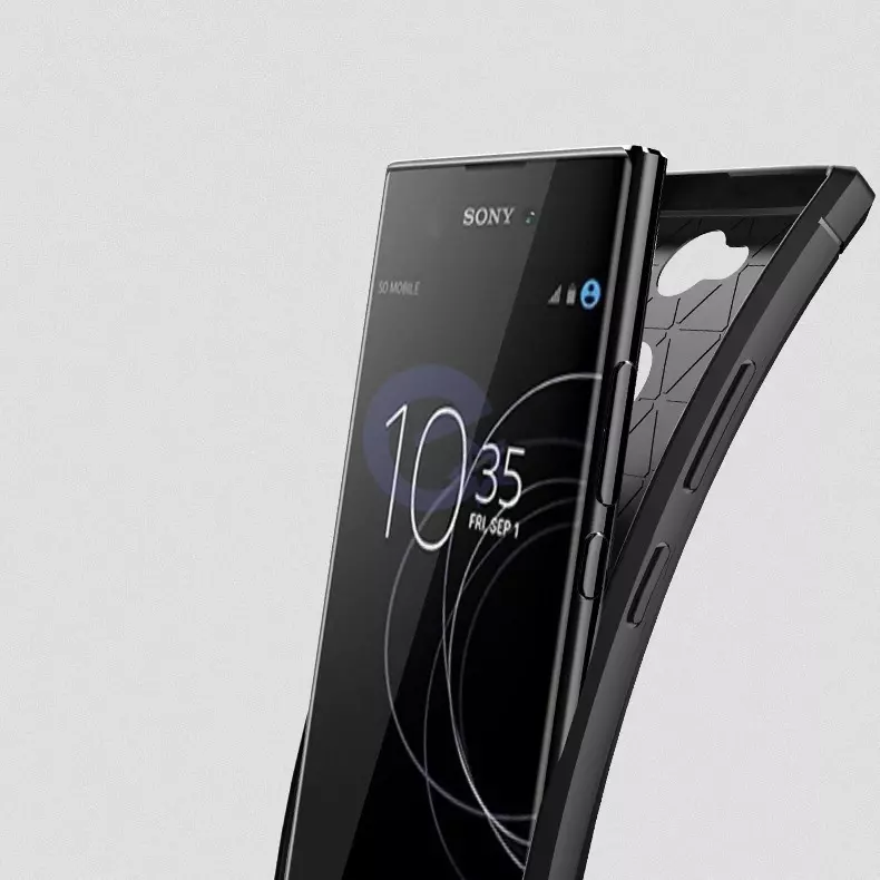 Протиударний чохол бампер для Sony Xperia 10 Plus iPaky Carbon Fiber Red (Червоний) Протиударний чохол бампер для Sony Xperia 10 Plus iPaky Carbon Fiber Red (Червоний)