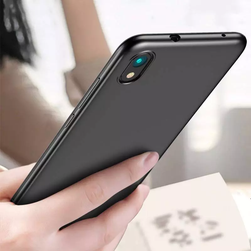 Ультратонкий чехол бампер для Xiaomi Redmi 7A X-level Matte Wine red (Винный)