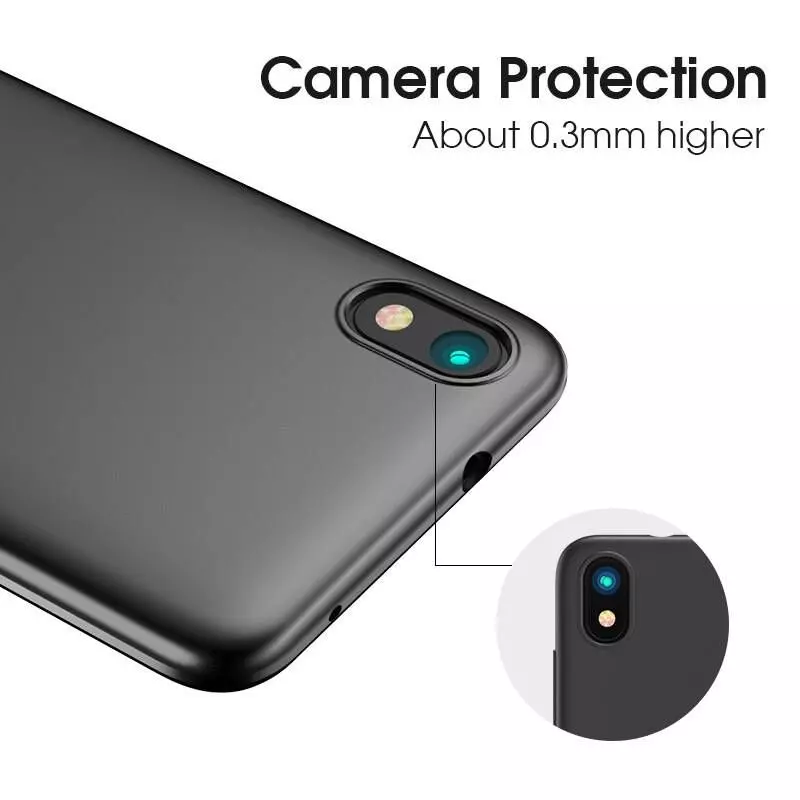 Ультратонкий чехол бампер для Xiaomi Redmi 7A X-level Matte Wine red (Винный)