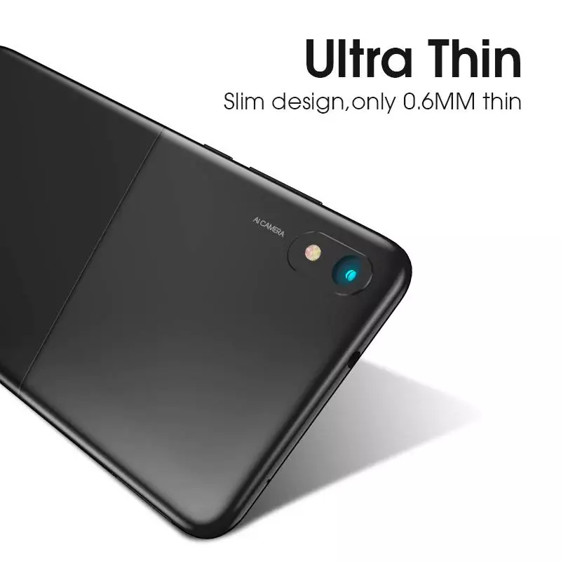 Ультратонкий чехол бампер для Xiaomi Redmi 7A X-level Matte Wine red (Винный)