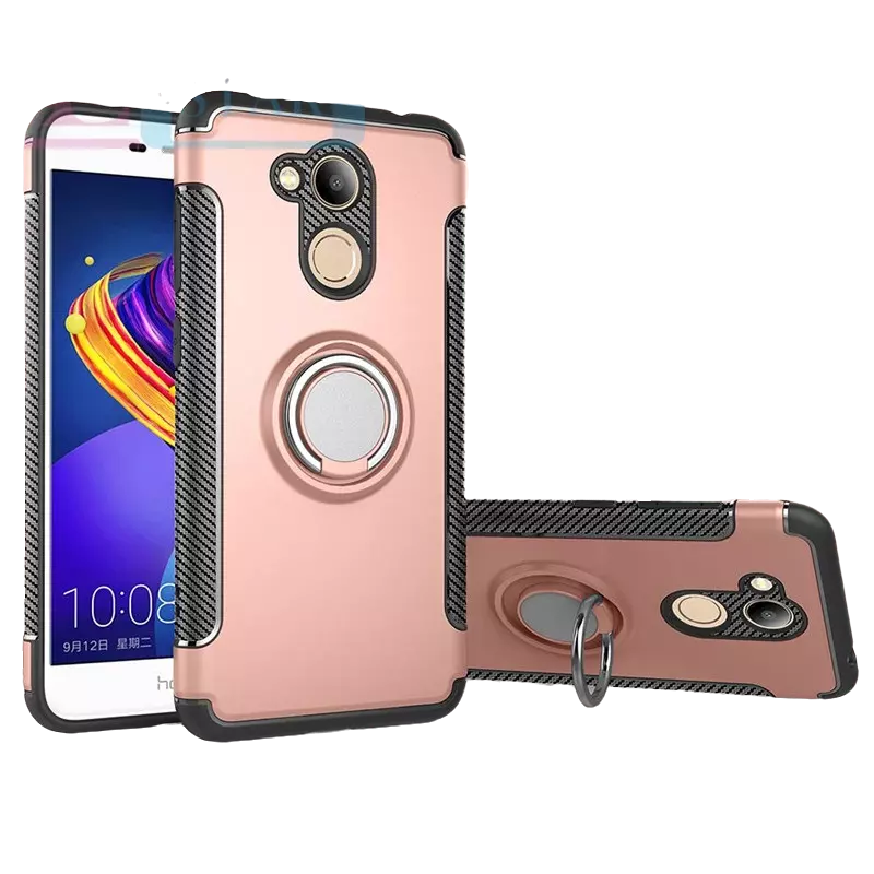 Чехол бампер для Huawei Honor 6C Pro Anomaly Magnetic Ring (с кольцом-держателем) Rose Gold (Розовое Золото) Чехол бампер для Huawei Honor 6C Pro Anomaly Magnetic Ring (с кольцом-держателем) Rose Gold (Розовое Золото)