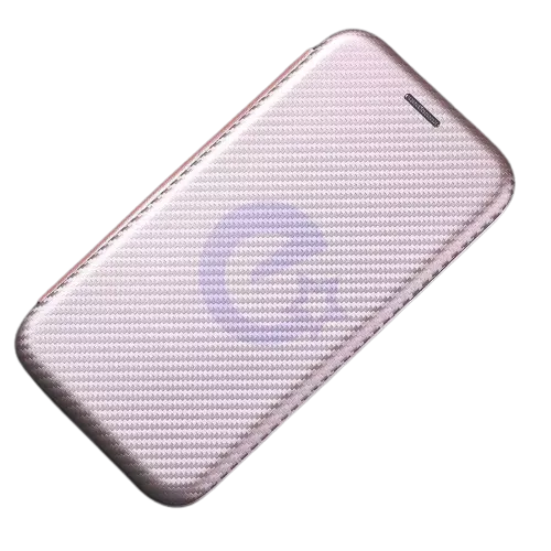 Чохол книжка для Motorola Moto G14 Anomaly Carbon Book Rose Gold (Рожеве золото) 