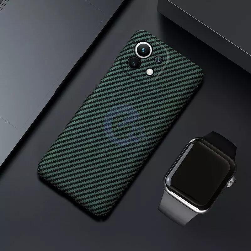 Ультратонкий чохол бампер для Motorola Moto G54 Anomaly PC Carbon Green (Зелений) Ультратонкий чохол бампер для Motorola Moto G54 Anomaly PC Carbon Green (Зелений)