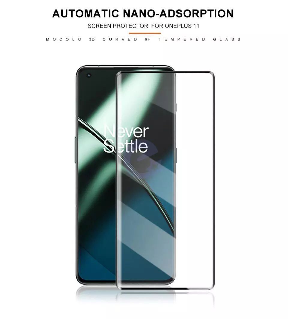 Защитное стекло для OnePlus 11 Mocolo 3D Glass Black (Черный)