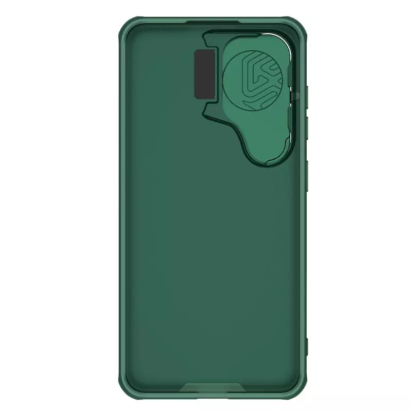 Чехол бампер Nillkin CamShield Prop для Samsung Galaxy S24 Deep Green (Зеленый) 
