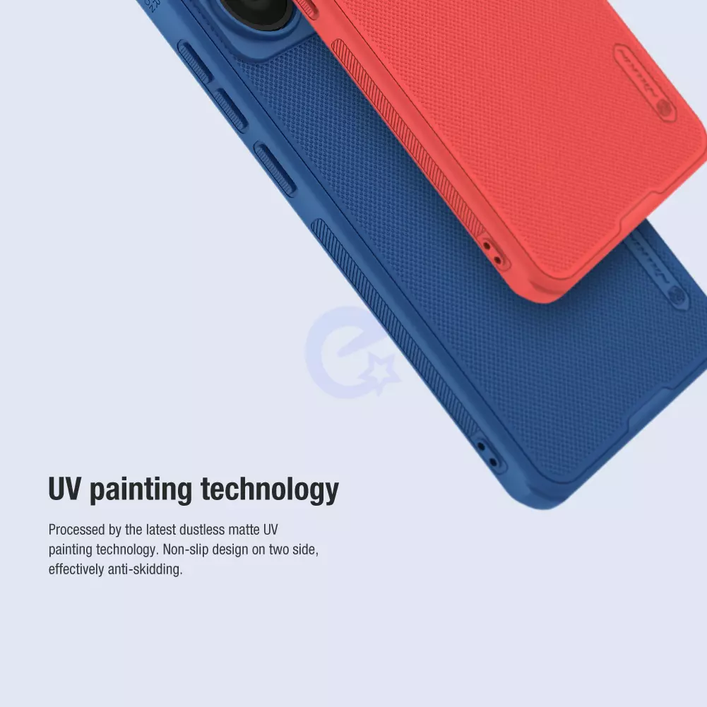 Протиударний чохол бампер Nillkin Super Frosted Shield Pro для Xiaomi Redmi Note 13 Pro Blue (Синій) 