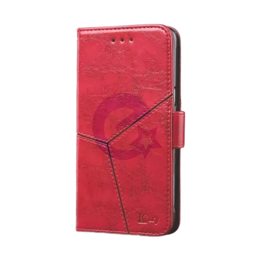 Преміальний чохол книжка для OnePlus 12 Anomaly K'try Premium Red (Червоний)