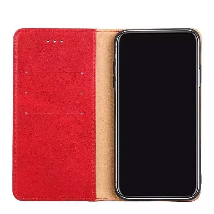 Чохол книжка для Xiaomi Redmi Note 13 idools Retro Red (Червоний) 