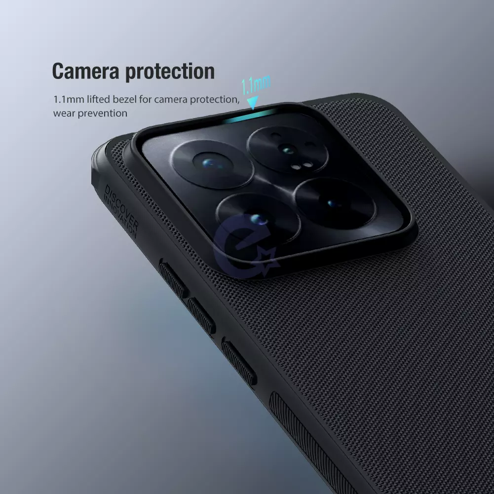 Протиударний чохол бампер Nillkin Super Frosted Shield Pro для Xiaomi 14 Pro Red (Червоний) 