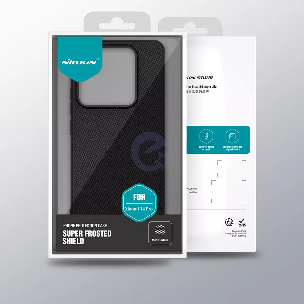 Протиударний чохол бампер Nillkin Super Frosted Shield Pro для Xiaomi 14 Pro Red (Червоний) 