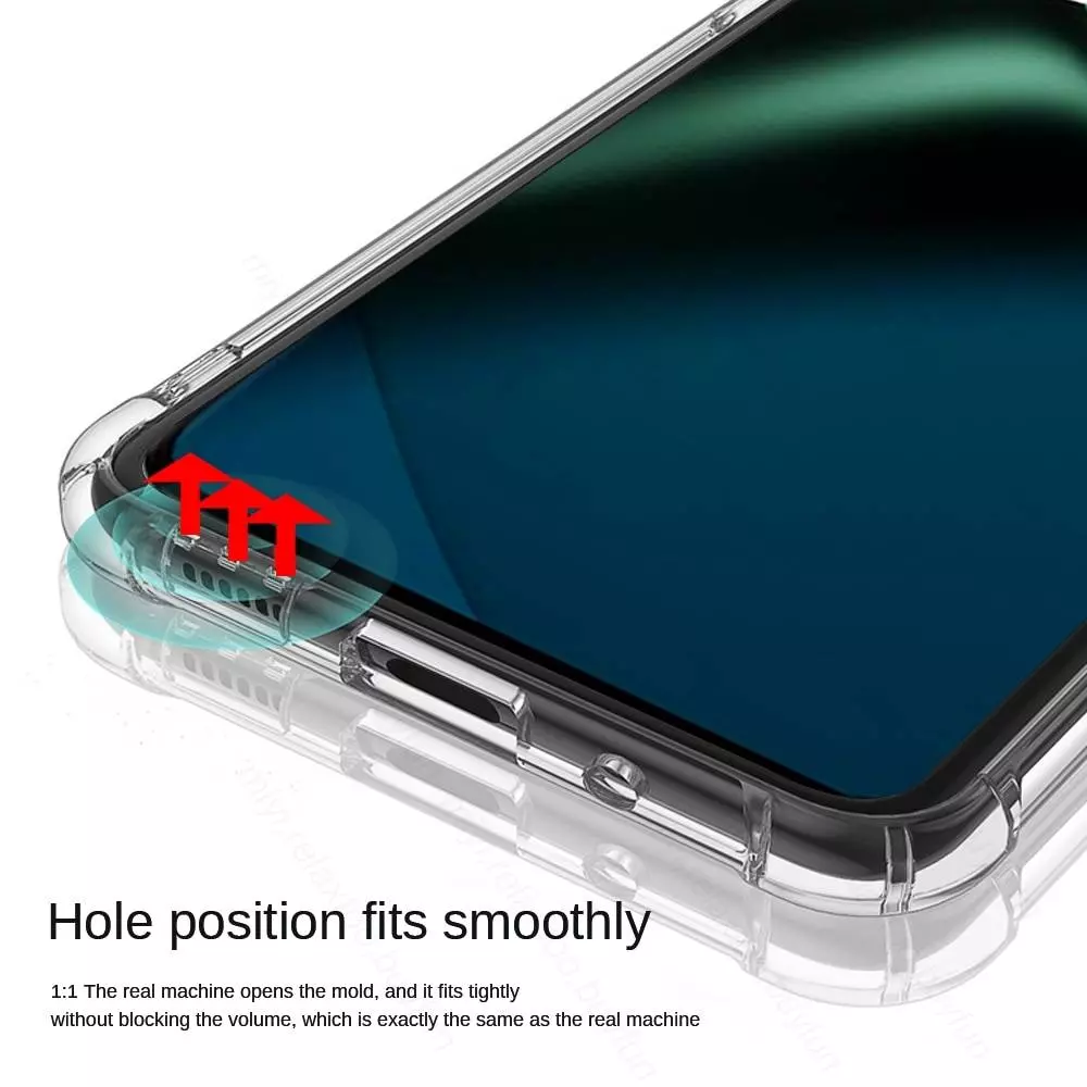 Чехол бампер для Xiaomi Redmi K70 Anomaly Crystal Hybrid Transparent (Прозрачный) 