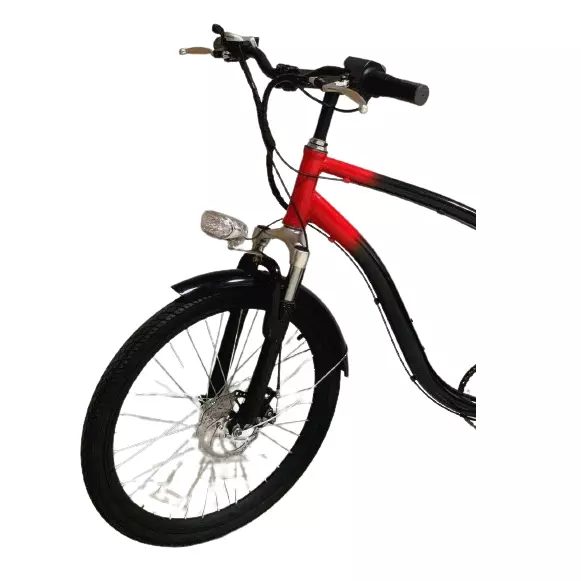 Електровелосипед Anomaly Energy Flygear V6 Pro Red (Червоний), свинцево-кислотна батарея 250 Вт 24V 12AH Електровелосипед Anomaly Energy Flygear V6 Pro Red (Червоний), свинцево-кислотна батарея 250 Вт 24V 12AH