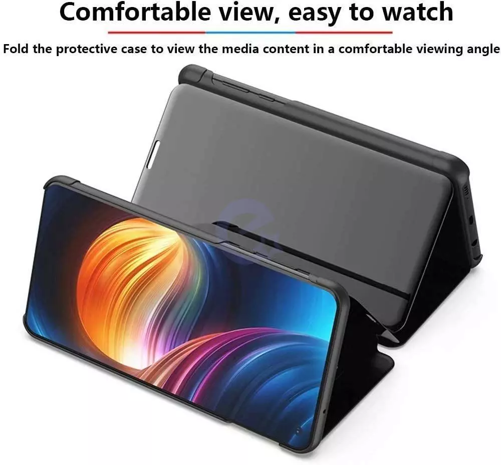 Інтерактивна чохол книжка для Xiaomi Redmi Note 13 Pro Anomaly Clear View Black (Чорний) 