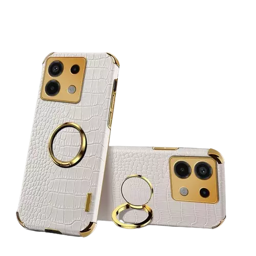 Чохол бампер для Xiaomi Poco X6 Pro Anomaly X-Case (з кільцем-тримачем) White (Білий) 