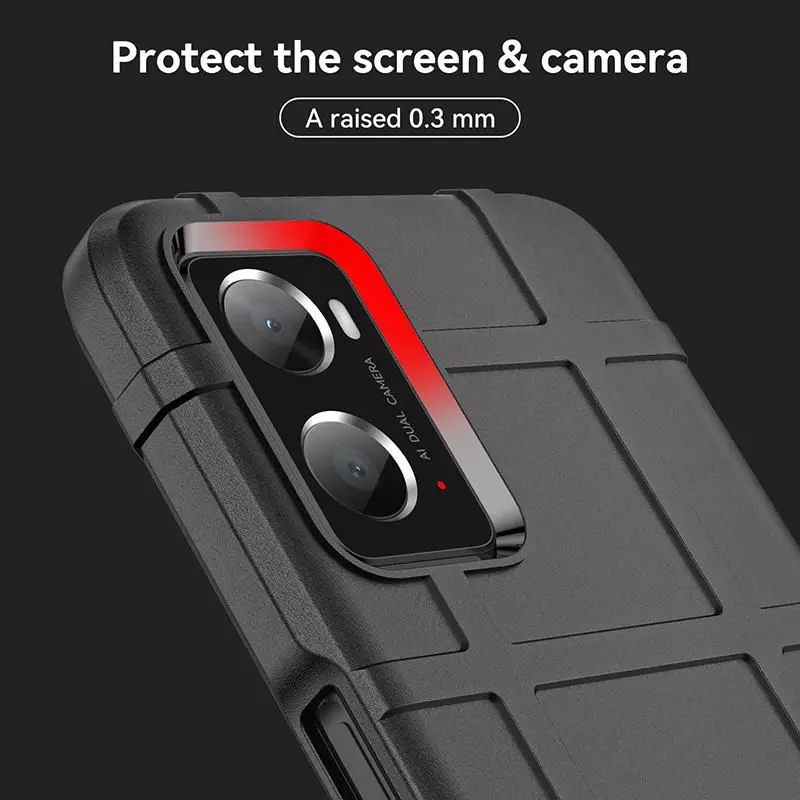 Протиударний чохол бампер для Realme C67 4G Anomaly Rugged Shield Black (Чорний) 