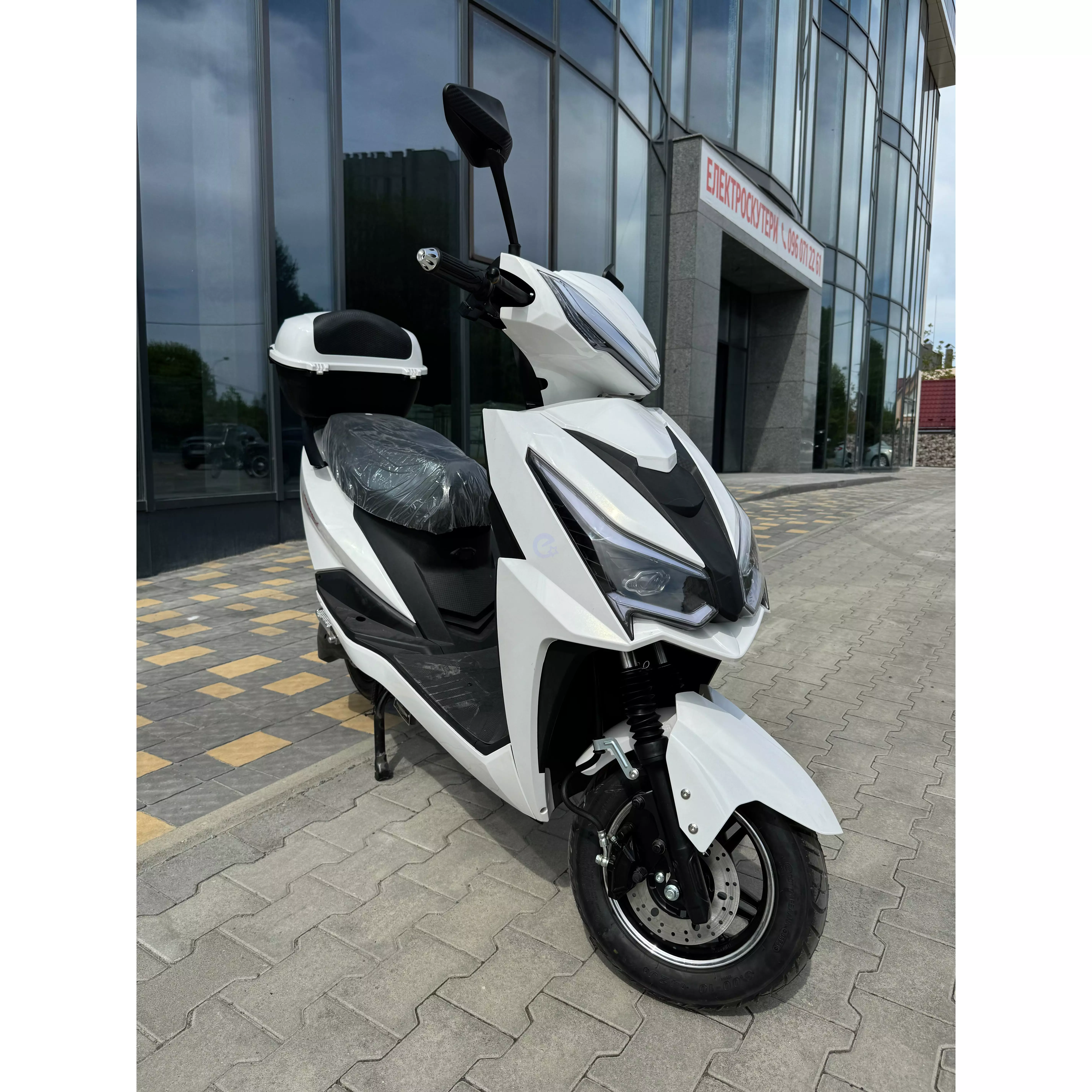 Электроскутер Anomaly Energy G2 Pro 1000 Вт Литиевая батарея 60V 20AH Black / Red (Черный / Красный) (Сертификат ЕС)