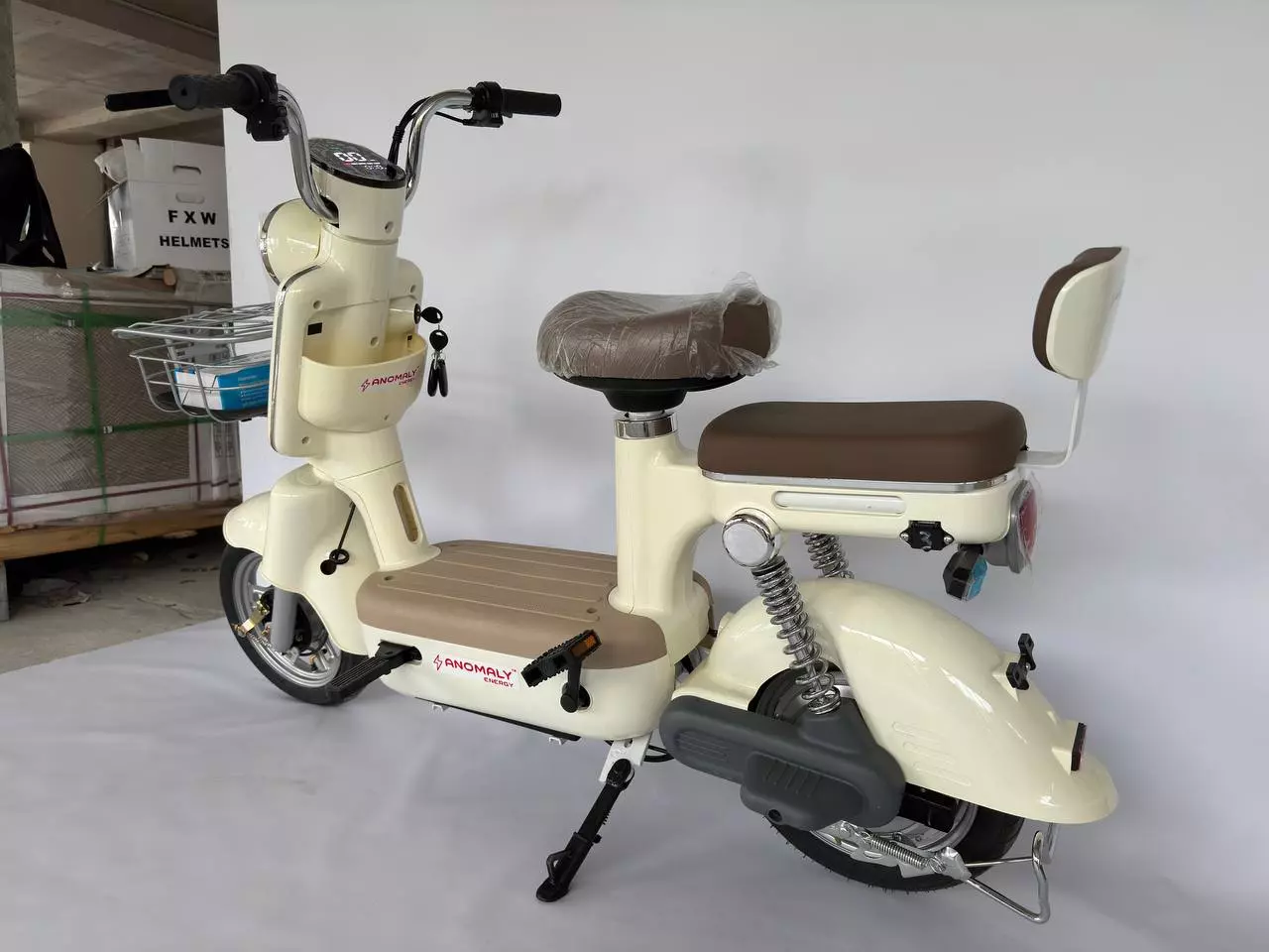 Электровелосипед Anomaly Energy TH030 350 Вт AGM Свинцово-кислотная батарея 48V 12AH Ivory (Слоновая кость)