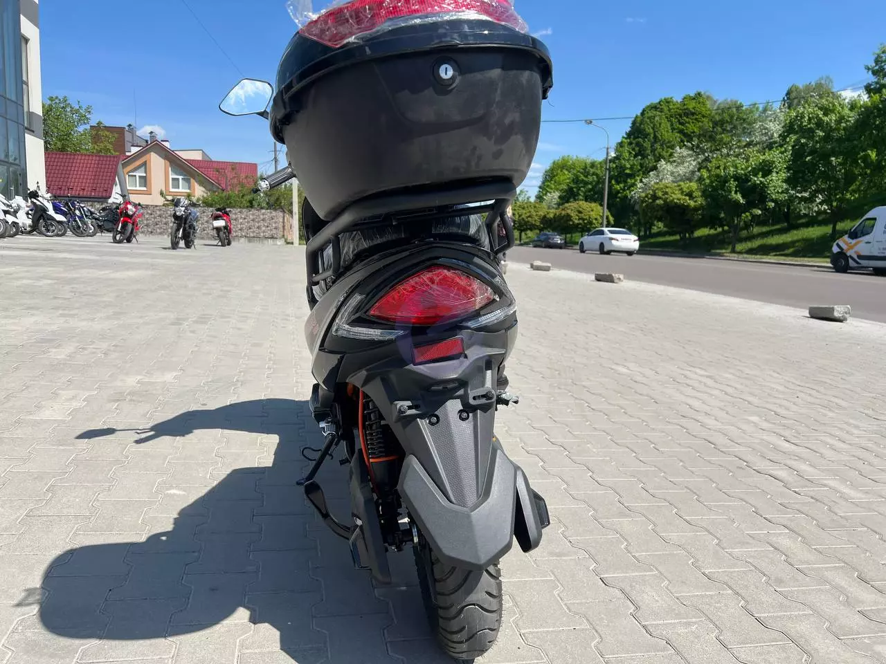 Електроскутер Anomaly Energy SY 2000 Вт AGM Свинцево-кислотна батарея 72V 20AH Red (Червоний)