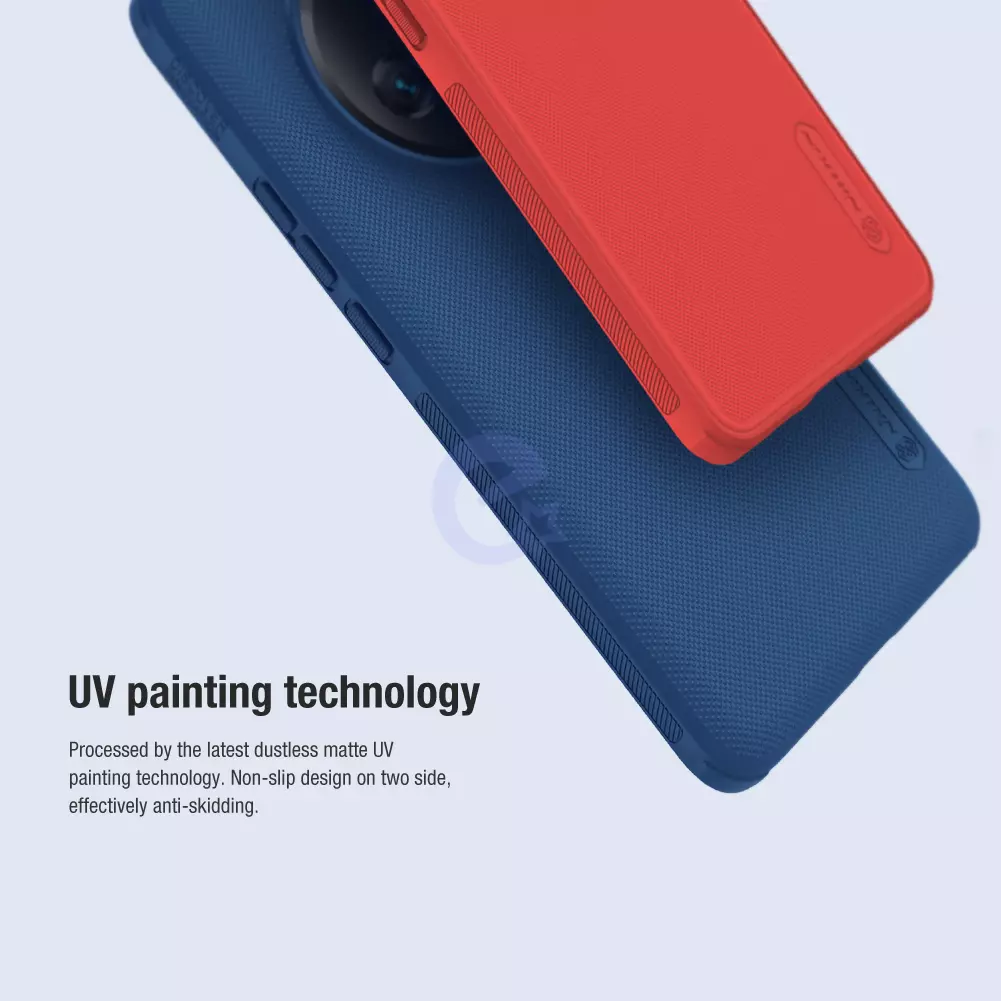 Противоударный чехол бампер Nillkin Super Frosted Shield для Huawei Honor Magic5 Lite 5G / X9a Blue (Синий)