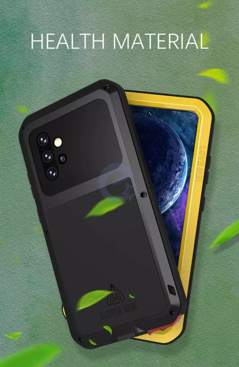 Протиударний чохол бампер для Samsung Galaxy S24 Ultra Love Mei PowerFull Black (Чорний) Протиударний чохол бампер для Samsung Galaxy S24 Ultra Love Mei PowerFull Black (Чорний)