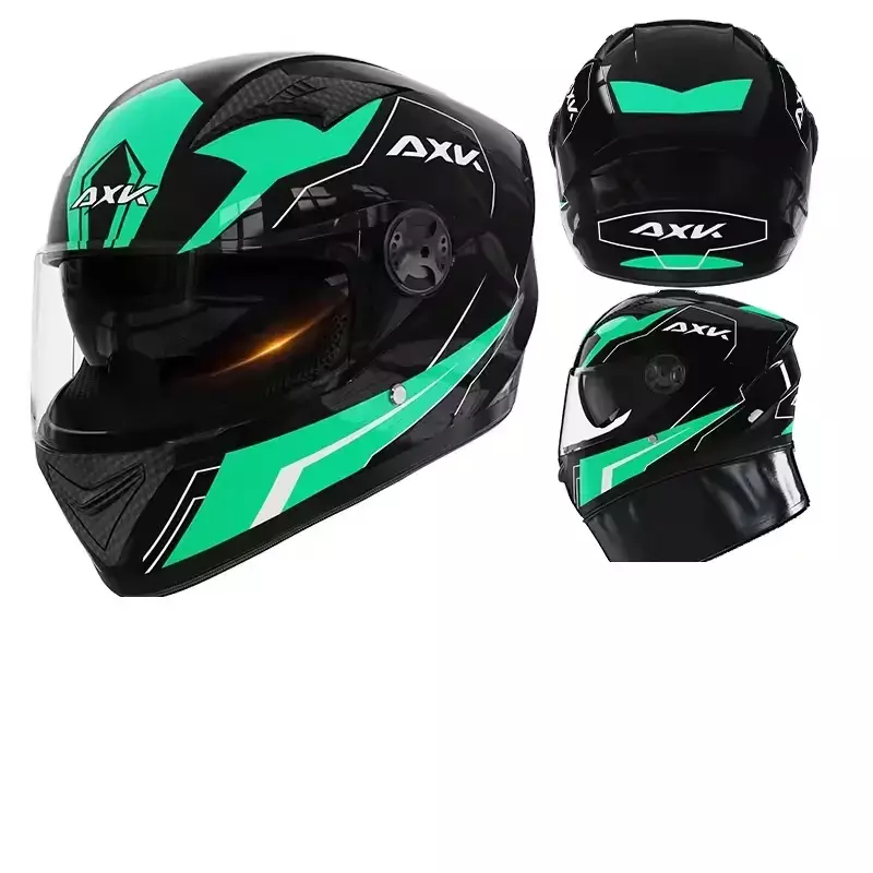 Мотошолом інтеграл Anomaly Energy AXK (Чорно-зелений) Мотошолом інтеграл Anomaly Energy AXK (Чорно-зелений)