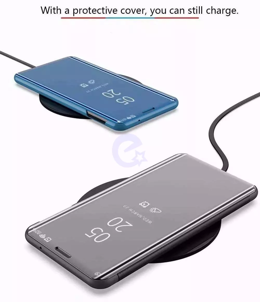 Интерактивная чехол книжка для Samsung Galaxy M15 Anomaly Clear View Black (Черный)