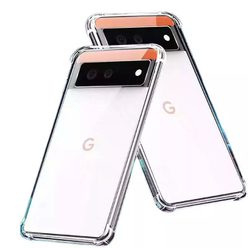 Чехол бампер для Google Pixel 8a Anomaly Crystal Hybrid Transparent (Прозрачный)