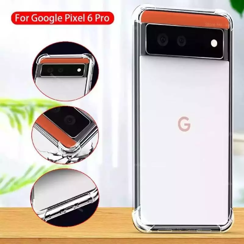 Чехол бампер для Google Pixel 8a Anomaly Crystal Hybrid Transparent (Прозрачный)