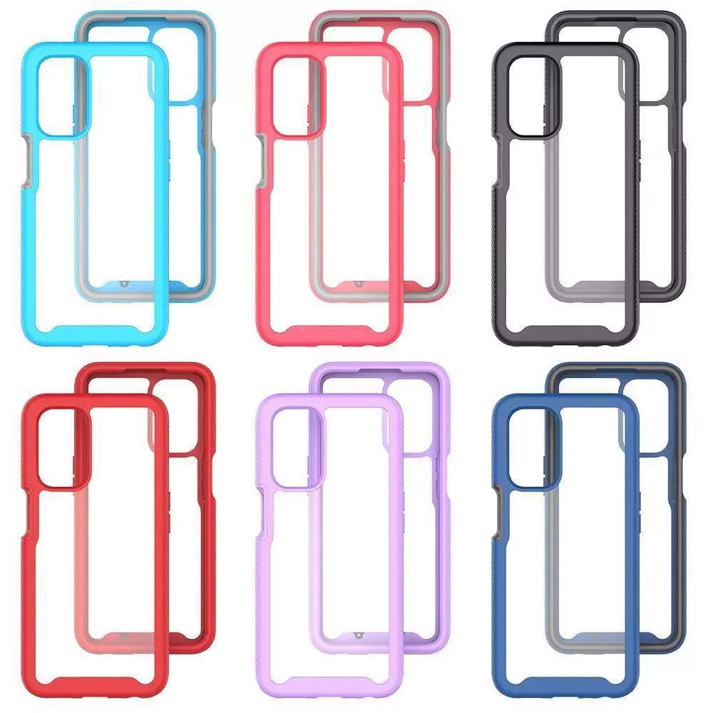 Противоударный чехол бампер для Sony Xperia 10 VI Anomaly Hybrid 360 Purple (Пурпурный)