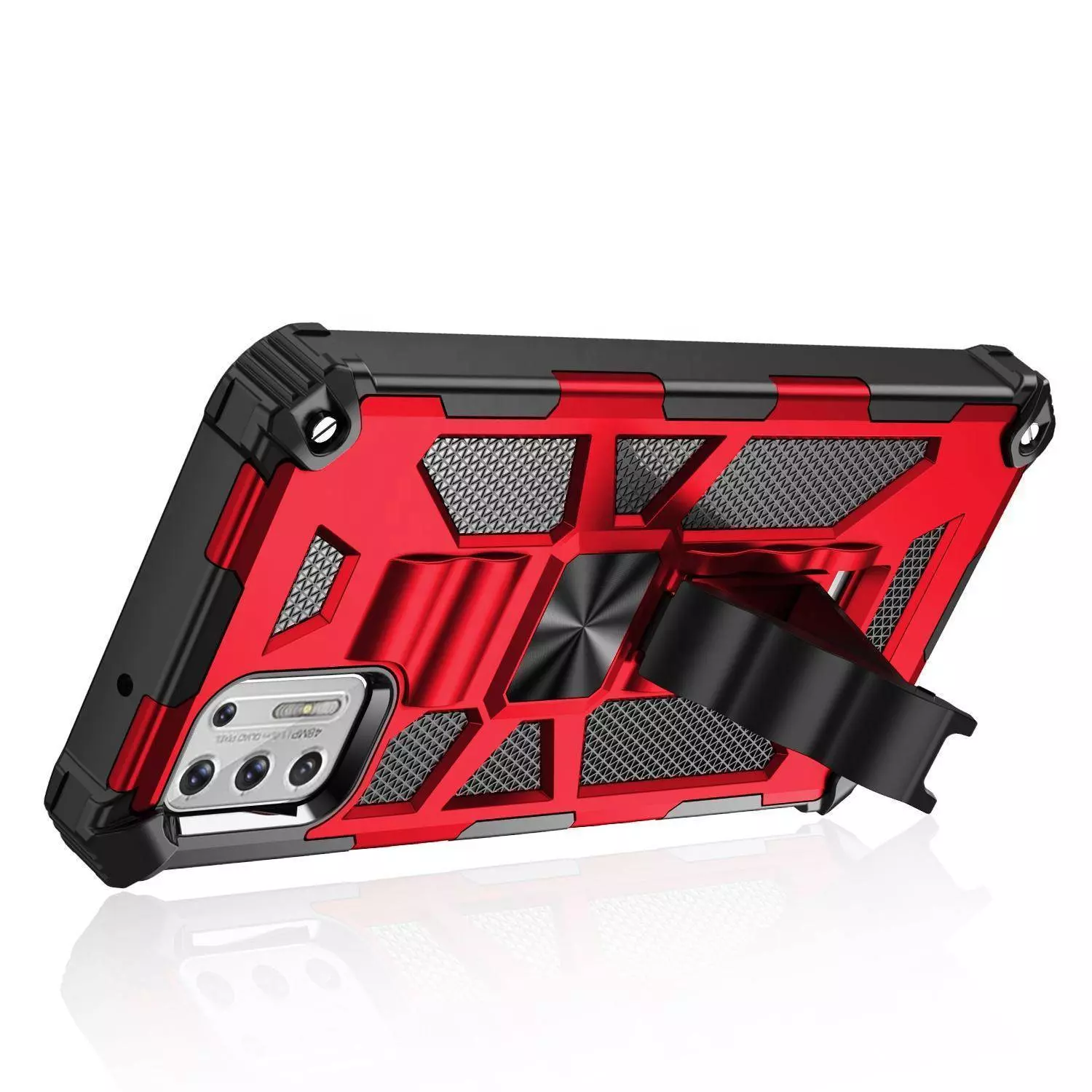 Протиударний чохол бампер для Realme GT 6T Anomaly Hybrid Armor (вбудована підставка) Army Blue (Армійський Синій) Протиударний чохол бампер для Realme GT 6T Anomaly Hybrid Armor (вбудована підставка) Army Blue (Армійський Синій)