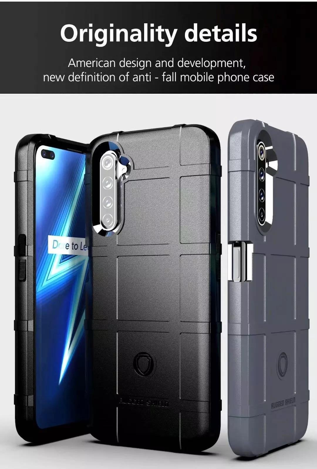 Противоударный чехол бампер для Motorola Moto G24 Anomaly Rugged Shield Blue (Синий)