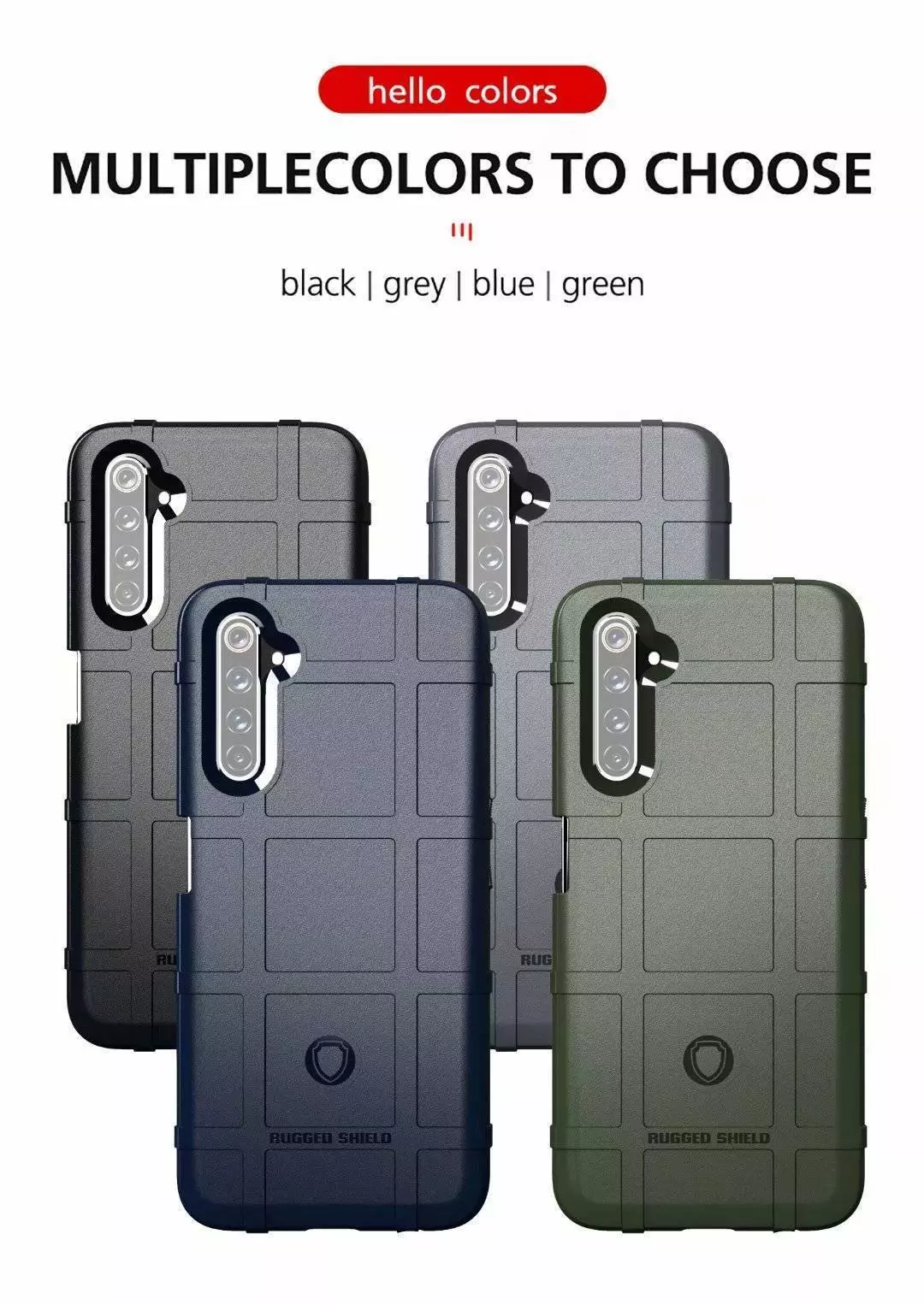 Противоударный чехол бампер для Realme GT 6T Anomaly Rugged Shield Black (Черный) Противоударный чехол бампер для Realme GT 6T Anomaly Rugged Shield Black (Черный)