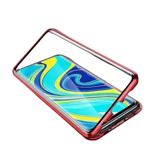 Чохол бампер для Google Pixel 8a Anomaly Magnetic 360 With Glass Red (Червоний)