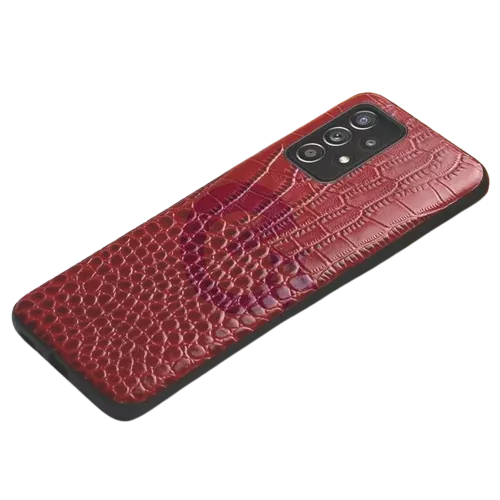 Чехол бампер для Samsung Galaxy M35 5G Anomaly Crocodile Style Red (Красный)