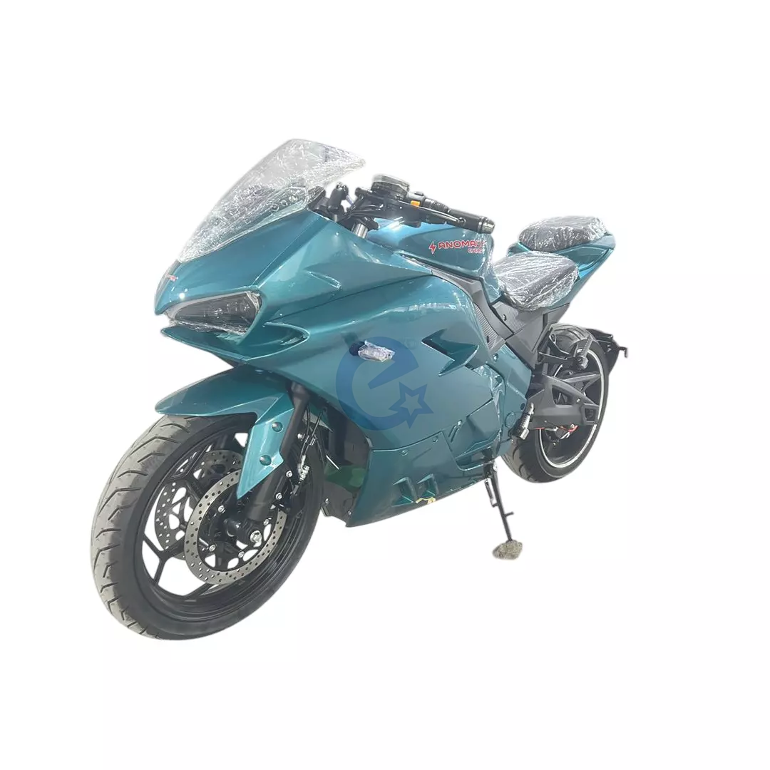 Електромотоцикл 10000W Anomaly Energy Panigal V1 72V 100Ah Li-ion NMC батарея (Aquamarine/Аквамариновий)
