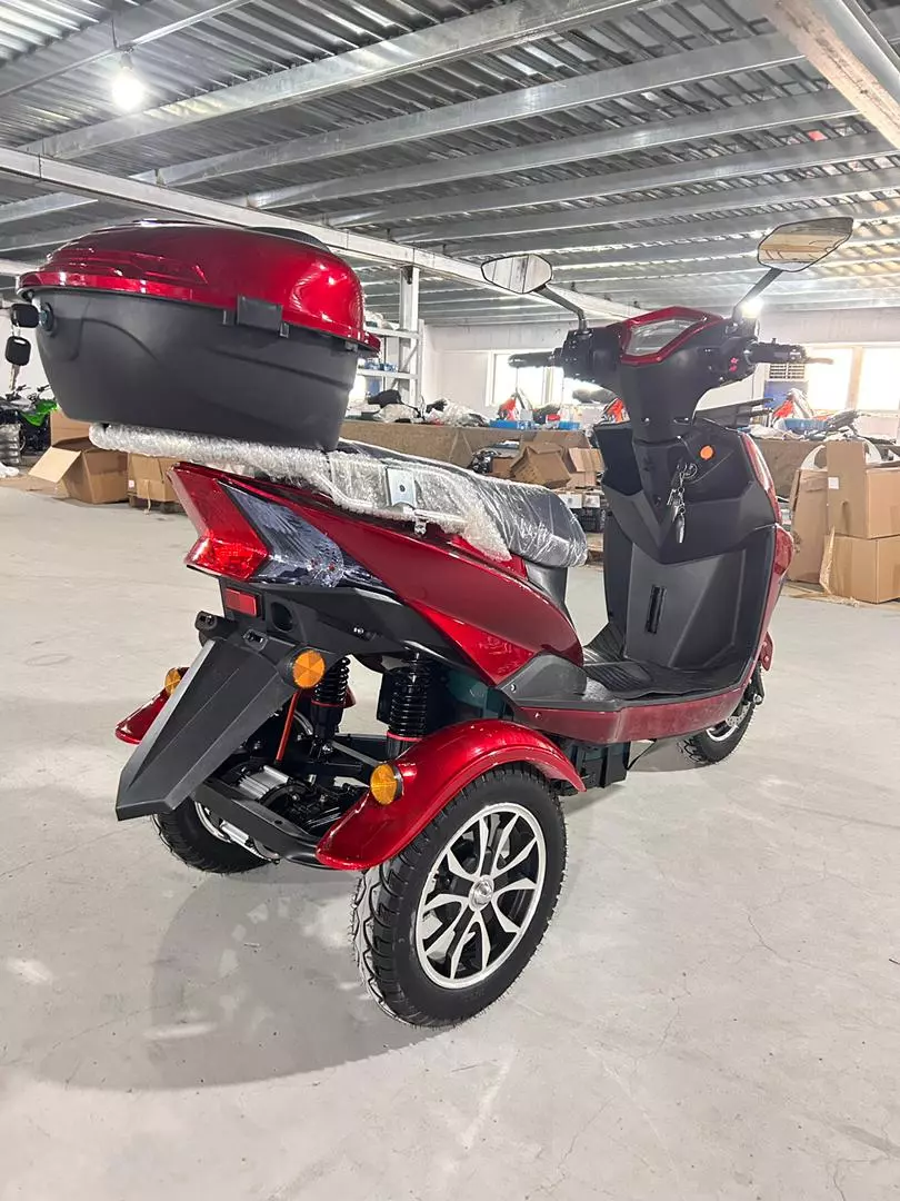 Електроскутер трицикл Anomaly Energy SL3L 1500 Вт Літієва батарея 60V 20AH Red (Червоний)