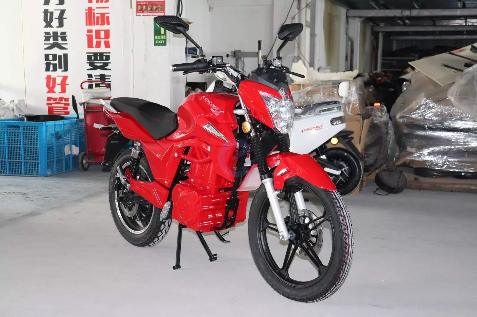 Электромотоцикл Anomaly Energy FR 3000 Вт AGM Литиевая батарея 72V 32AH Black (Черный) (Сертификат ЕС)